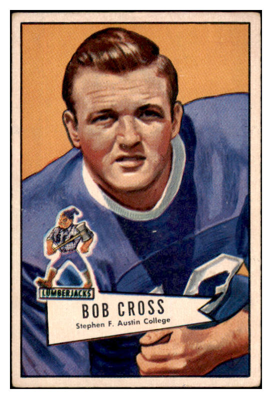 1952 Bowman Large Football #102 Bobby Cross Bears EX 519437