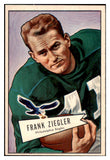 1952 Bowman Large Football #119 Frank Ziegler Eagles EX-MT 519447