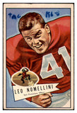 1952 Bowman Large Football #125 Leo Nomellini 49ers PR-FR 519453