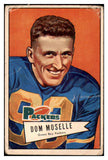 1952 Bowman Large Football #130 Dom Moselle Packers FR-GD 519455