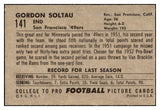 1952 Bowman Large Football #141 Gordon Soltau 49ers EX-MT 519464