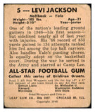 1948 Leaf #005 Levi Jackson Yale VG 519469