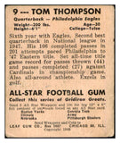 1948 Leaf #009 Tommy Thompson Eagles VG 519473