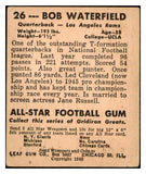 1948 Leaf #026 Bob Waterfield Rams VG-EX 519491