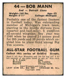 1948 Leaf #044 Bob Mann Lions VG 519509