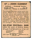 1948 Leaf #047 Johnny Clement Steelers GD-VG 519512