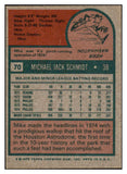 1975 Topps Baseball #070 Mike Schmidt Phillies EX-MT 519526