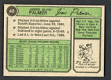 1974 Topps Baseball #040 Jim Palmer Orioles EX-MT 519530