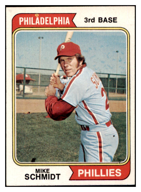 1974 Topps Baseball #283 Mike Schmidt Phillies EX-MT 519535