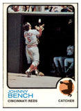 1973 Topps Baseball #380 Johnny Bench Reds VG 519536