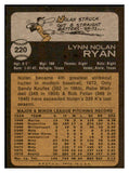 1973 Topps Baseball #220 Nolan Ryan Angels EX-MT 519539