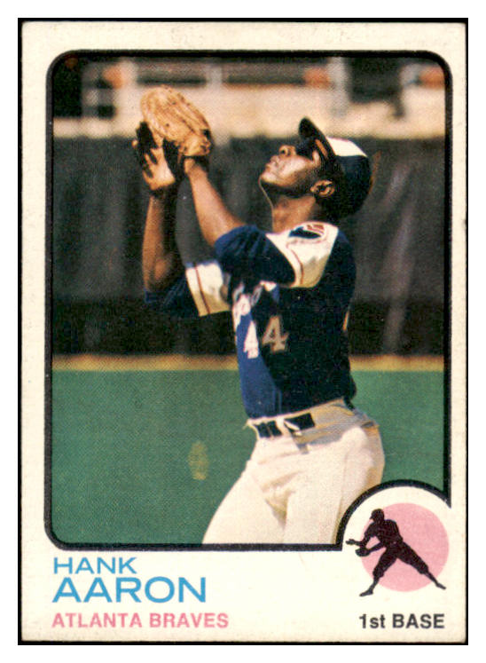 1973 Topps Baseball #100 Hank Aaron Braves EX-MT 519540