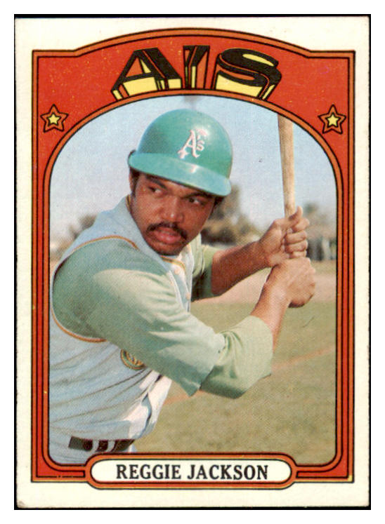 1972 Topps Baseball #435 Reggie Jackson A's EX 519542