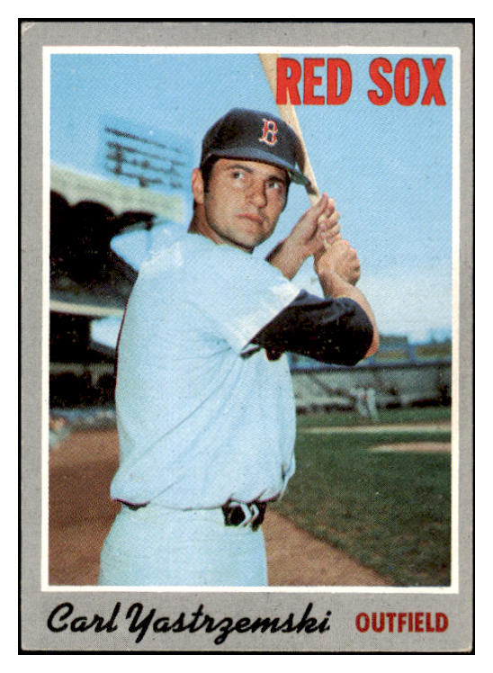 1970 Topps Baseball #010 Carl Yastrzemski Red Sox EX 519546