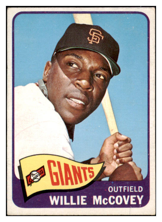 1965 Topps Baseball #176 Willie McCovey Giants VG-EX 519556