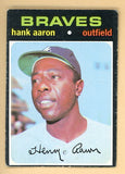 1971 Topps Baseball #400 Hank Aaron Braves VG-EX 519559