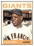 1964 Topps Baseball #150 Willie Mays Giants VG-EX 519561