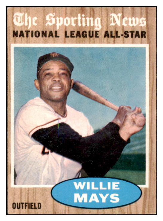 1962 Topps Baseball #395 Willie Mays A.S. Giants EX-MT 519565