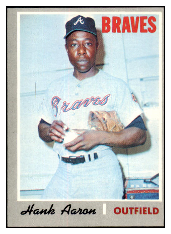 1970 Topps Baseball #500 Hank Aaron Braves EX-MT 519570