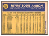 1970 Topps Baseball #500 Hank Aaron Braves EX-MT 519570