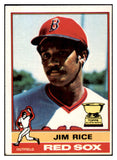 1976 Topps Baseball #340 Jim Rice Red Sox EX 519575