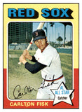 1975 Topps Baseball #080 Carlton Fisk Red Sox EX 519579