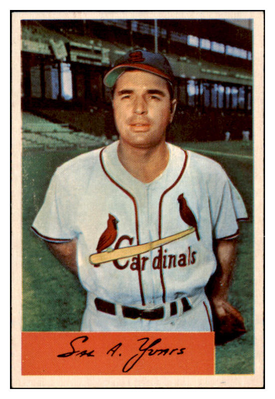 1954 Bowman Baseball #078 Sal Yvars Cardinals NR-MT 519588