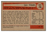 1954 Bowman Baseball #078 Sal Yvars Cardinals NR-MT 519588