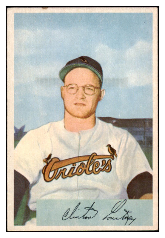 1954 Bowman Baseball #069 Clint Courtney Orioles NR-MT 519595