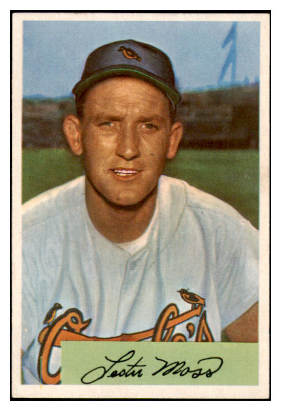 1954 Bowman Baseball #181 Les Moss Orioles NR-MT 519602