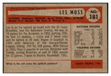 1954 Bowman Baseball #181 Les Moss Orioles NR-MT 519602