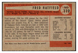 1954 Bowman Baseball #119 Fred Hatfield Tigers NR-MT 519606