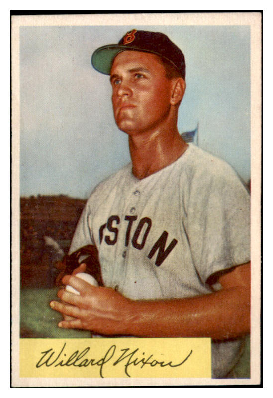 1954 Bowman Baseball #114 Willard Nixon Red Sox NR-MT 519610