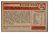 1954 Bowman Baseball #114 Willard Nixon Red Sox NR-MT 519610