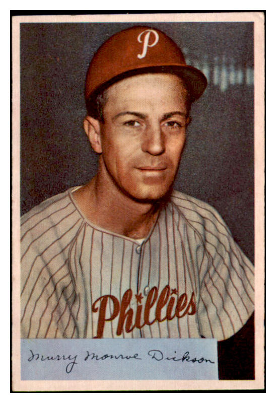 1954 Bowman Baseball #111 Murry Dickson Phillies NR-MT 519614