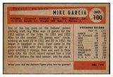 1954 Bowman Baseball #100 Mike Garcia Indians NR-MT 519619