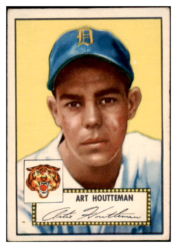 1952 Topps Baseball #238 Art Houtteman Tigers EX 519625