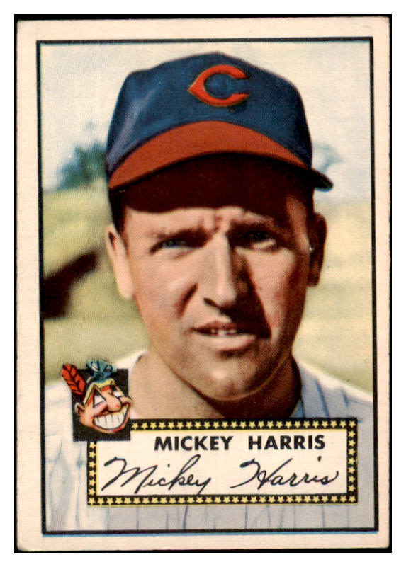 1952 Topps Baseball #207 Mickey Harris Indians EX 519632