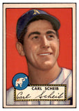 1952 Topps Baseball #116 Carl Scheib A's EX 519633