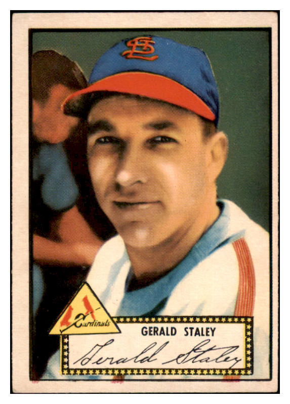 1952 Topps Baseball #079 Gerry Staley Cardinals EX Red 519645