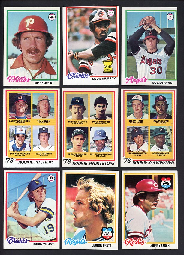 1978 Topps Baseball Complete Set EX-MT/NR-MT Molitor Murray 519651