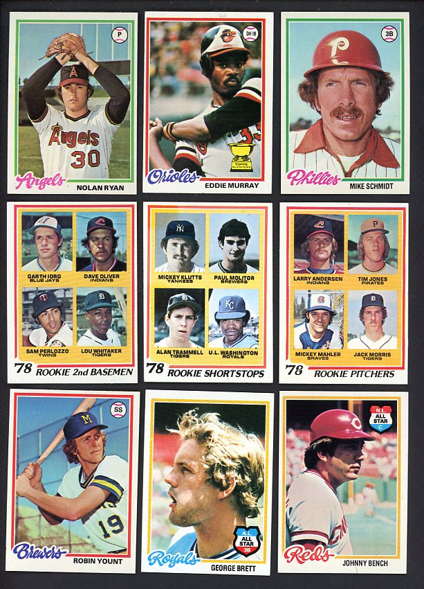 1978 Topps Baseball Complete Set EX-MT Molitor Murray Ryan 519652