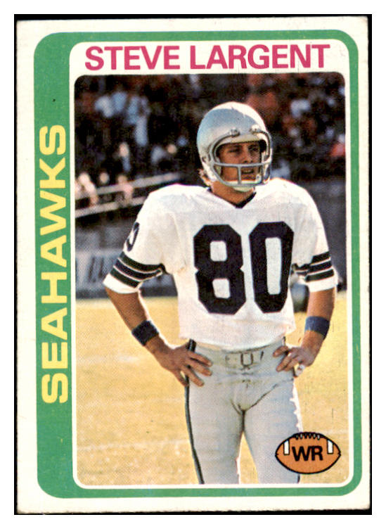 1978 Topps Baseball #443 Steve Largent Seahawks EX-MT 519686