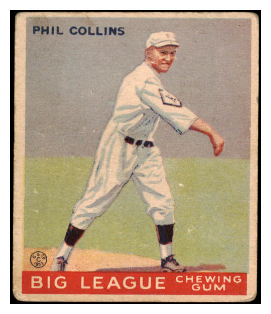 1933 Goudey #021 Phil Collins Phillies VG 519704