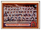 1957 Topps Baseball #270 Washington Senators Team VG-EX 519729