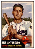 1953 Topps Baseball #272 Bill Antonello Dodgers VG-EX 519757