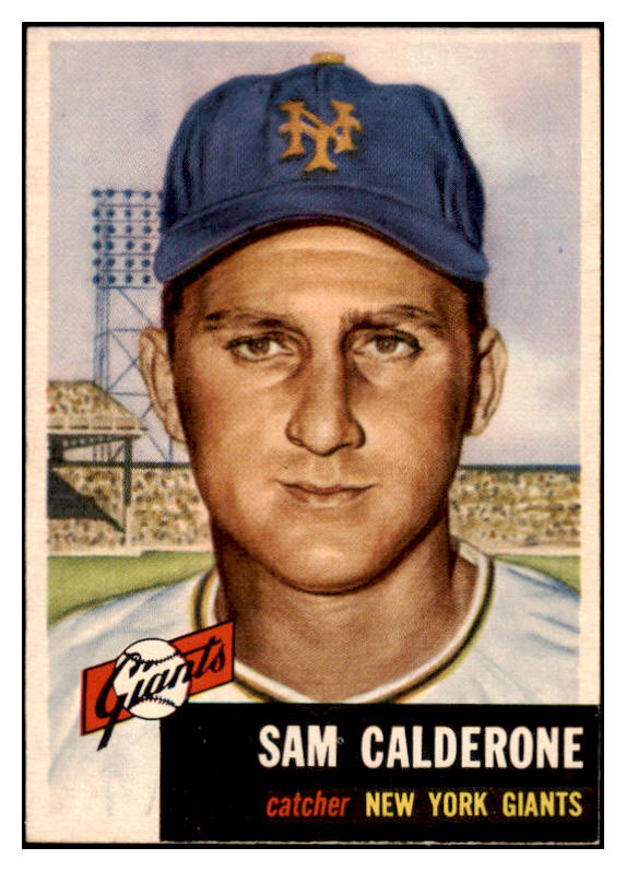 1953 Topps Baseball #260 Sam Calderone Giants NR-MT 519766