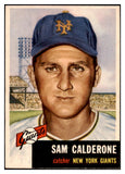 1953 Topps Baseball #260 Sam Calderone Giants NR-MT 519766