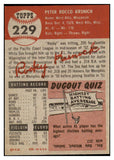 1953 Topps Baseball #229 Rocky Krsnich White Sox NR-MT 519767