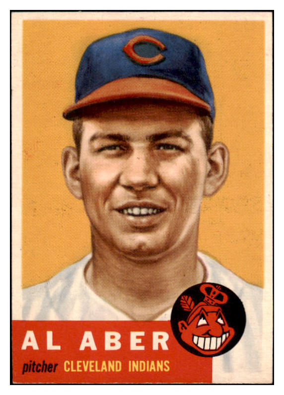 1953 Topps Baseball #233 Al Aber Indians NR-MT 519770